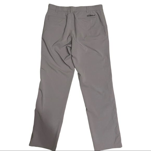Skechers Light Grey Go Golf Nylon Performance Golf Flat Front Chino Pants - Picture 5 of 9